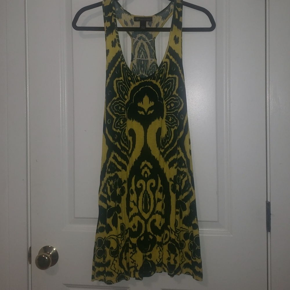 INC ikat tunic tank